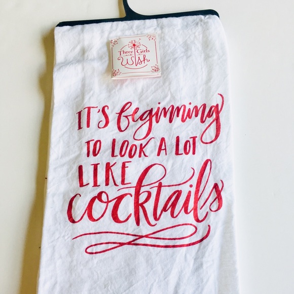 2 It’s Beginning to Look Like Cocktails Tea Towels - Picture 5 of 5